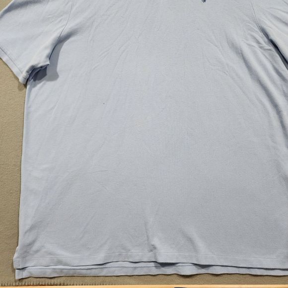 Polo Ralph Lauren Polo Shirt Mens 2XL Blue Solid Classic Fit 100% Cotton - Picture 8 of 15